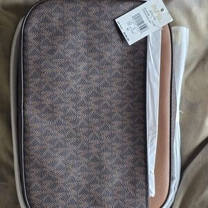 Brown Patterned Men's Bag